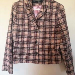Vintage Tweed Crop Blazer - Artifacts the collection